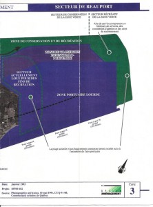 Option Aménagement - Schéma extension port de Québec à Beauport - Moitié droite - 1993-01